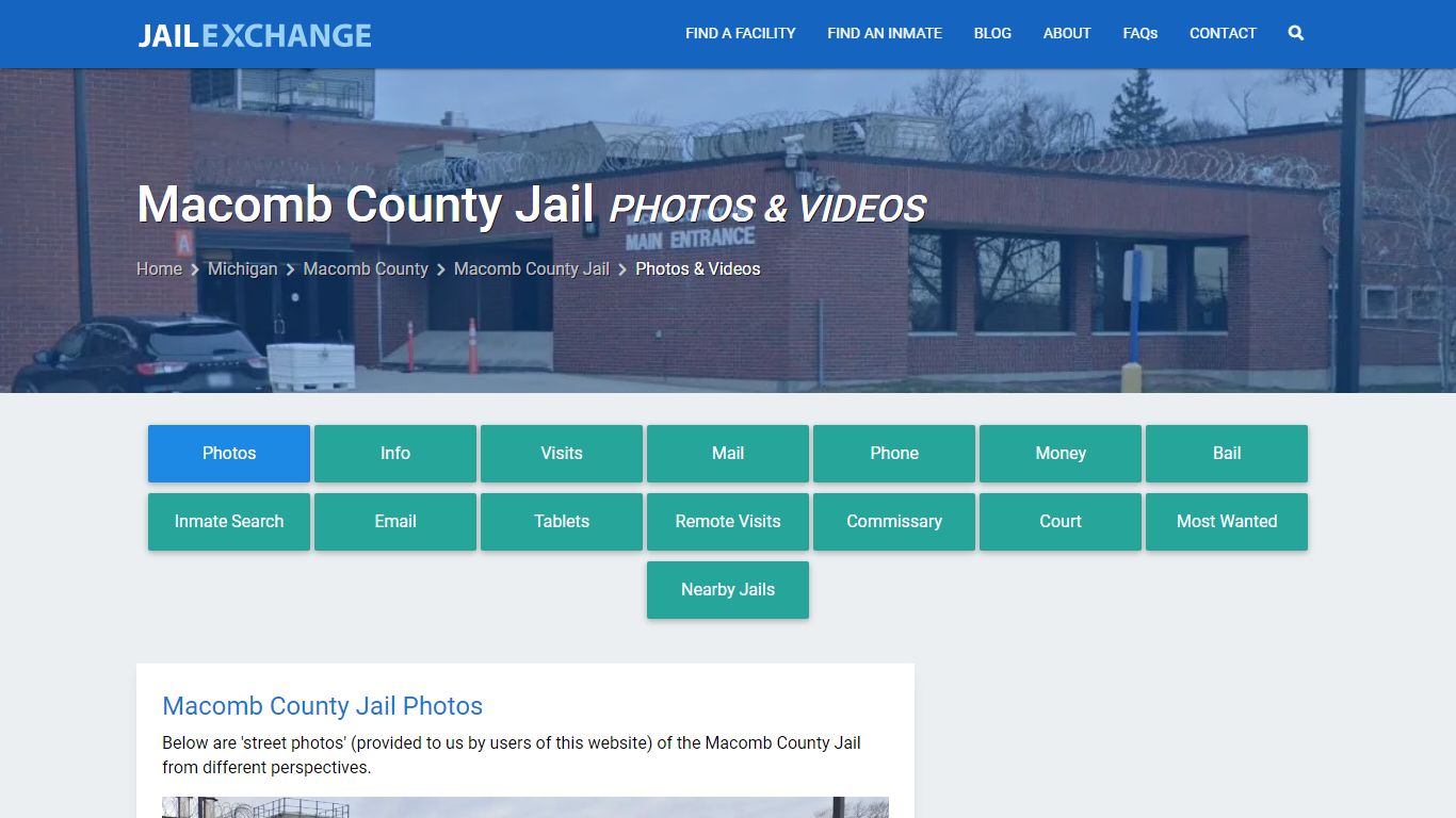 Photos & Videos - Macomb County Jail, MI - Jail Exchange